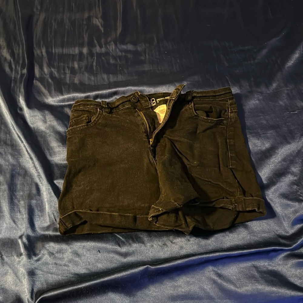 Black Jean shorts